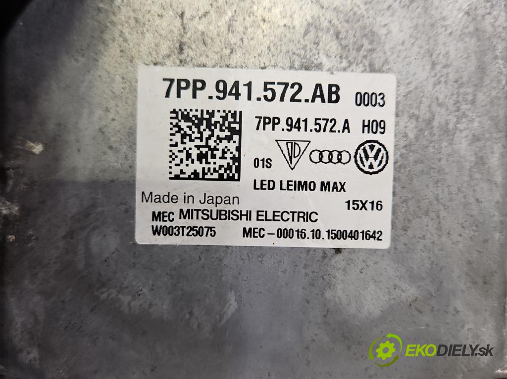 Vw Passat B8 2014 - 2.0 tdi 150 HP automatic 110 kW 1968 cm3 5- střídač: xenon 7PP941572AB (Riadiaca jednotka xenónu)