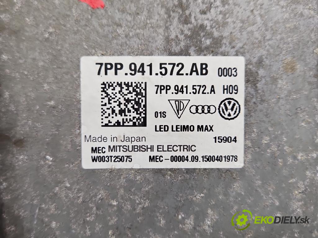 Vw Passat B8 2014 - 2.0 tdi 150 hp automatic 110 kW 1968 cm3 5- měnič xenon 7PP941572AB (Řídící jednotka xenonu)