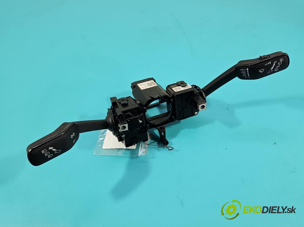 Skoda Fabia III 2014- 2021 1.0 MPI 60 hp manual 44 kW 999 cm3 5- Přepínač sdružený 6C0953513 (Páčky pod volantem)
