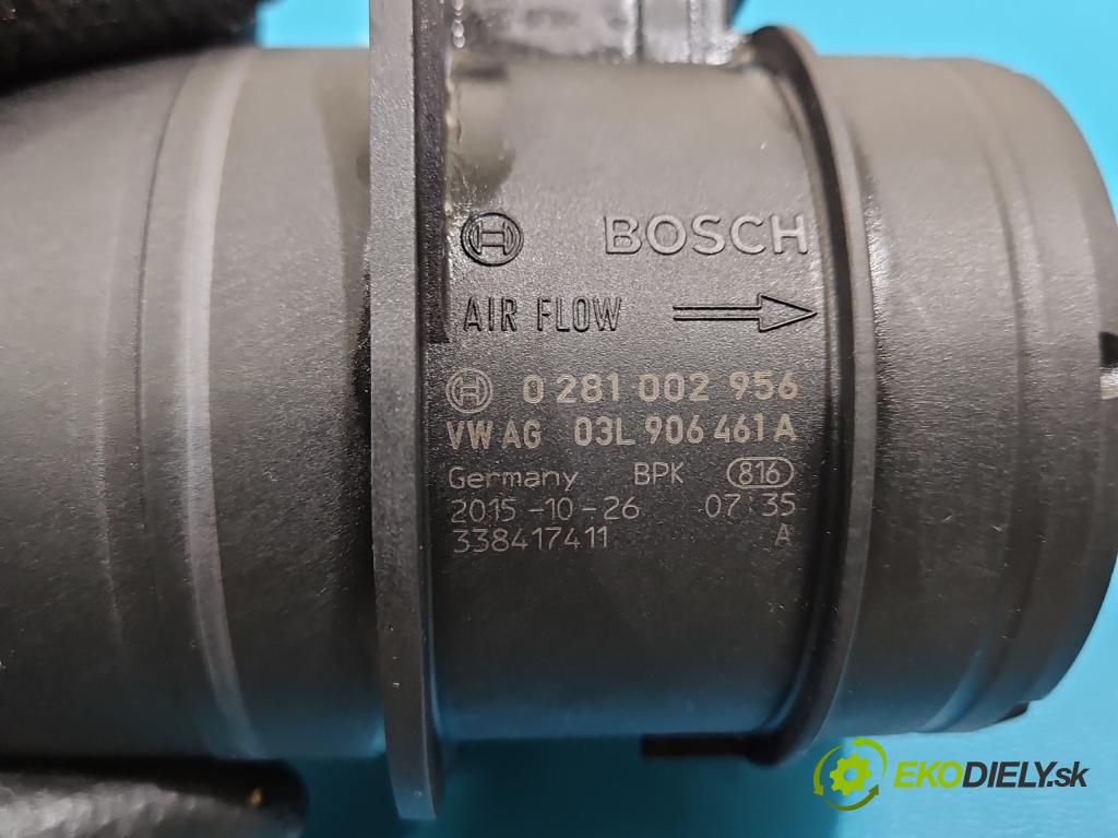 Vw Passat B8 2014 - 2.0 tdi 150 HP automatic 110 kW 1968 cm3 5- průtokoměr: 0281002956 (Váha vzduchu)