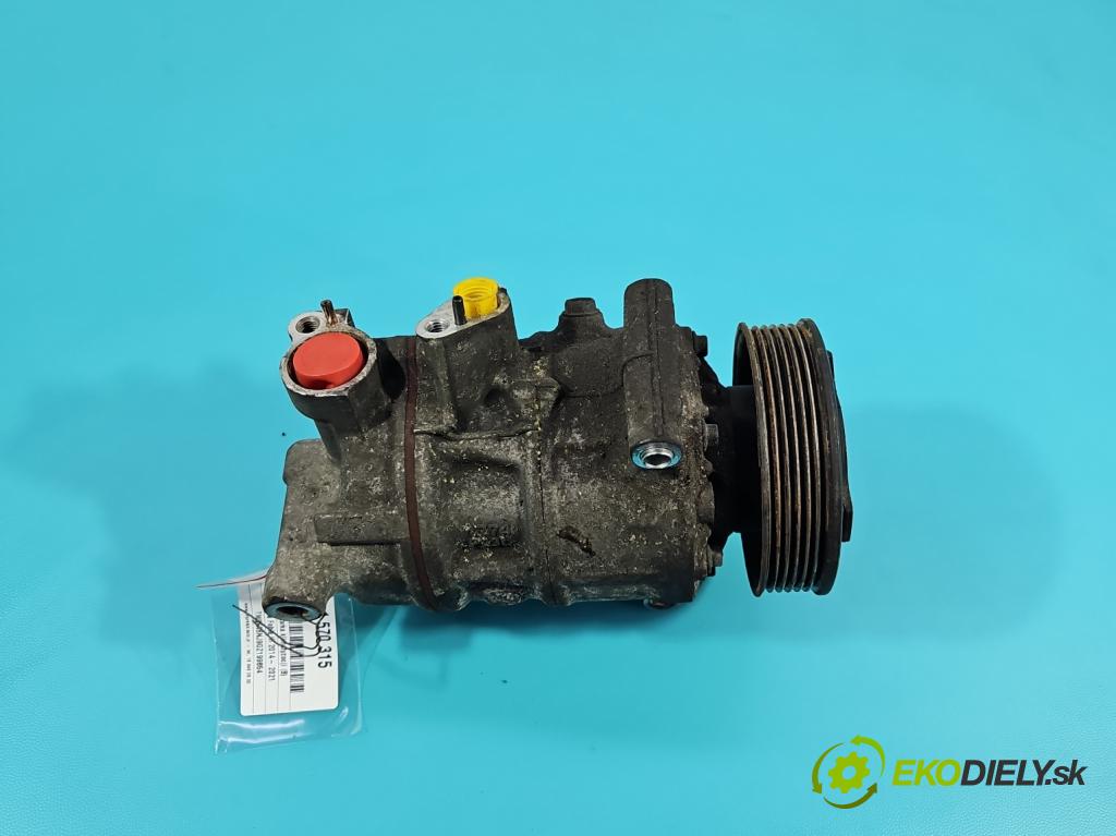 Skoda Fabia III 2014- 2021 1.0 MPI 60 HP manual 44 kW 999 cm3 5- Kompresor: klimatizácie 5Q0820803G (Kompresor klimatizácie)