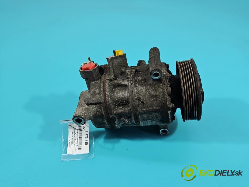 Skoda Fabia III 2014- 2021 1.0 MPI 60 HP manual 44 kW 999 cm3 5- Kompresor: klimatizácie 5Q0820803G (Kompresor klimatizácie)