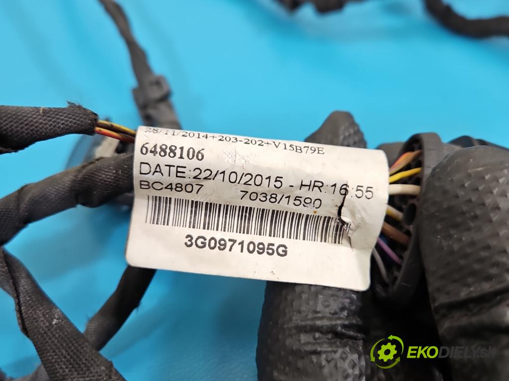 Vw Passat B8 2014 - 2.0 tdi 150 HP automatic 110 kW 1968 cm3 5- snímač parkovaní: 3G0971095G