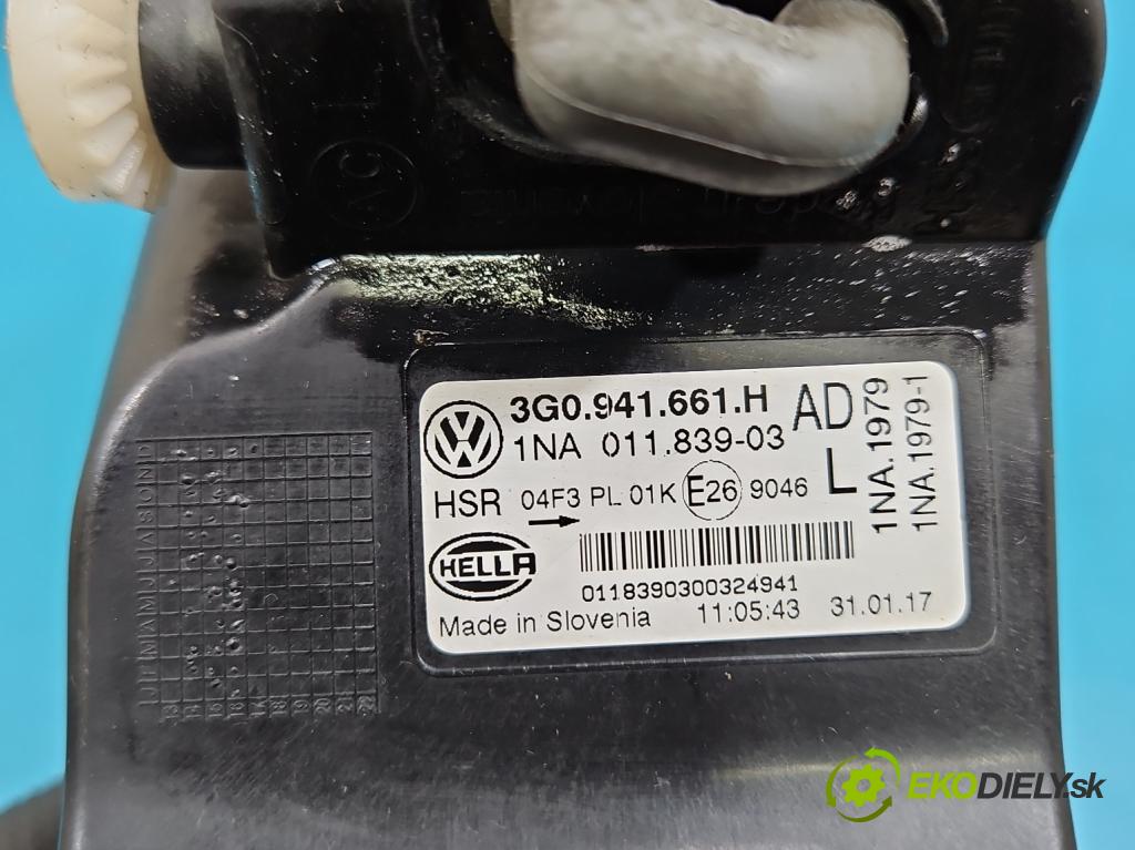 Vw Passat B8 2014 - 2.0 tdi 150 HP automatic 110 kW 1968 cm3 5- Halogen ľavý 3G0941661H (Kľučka dverí ostatné)