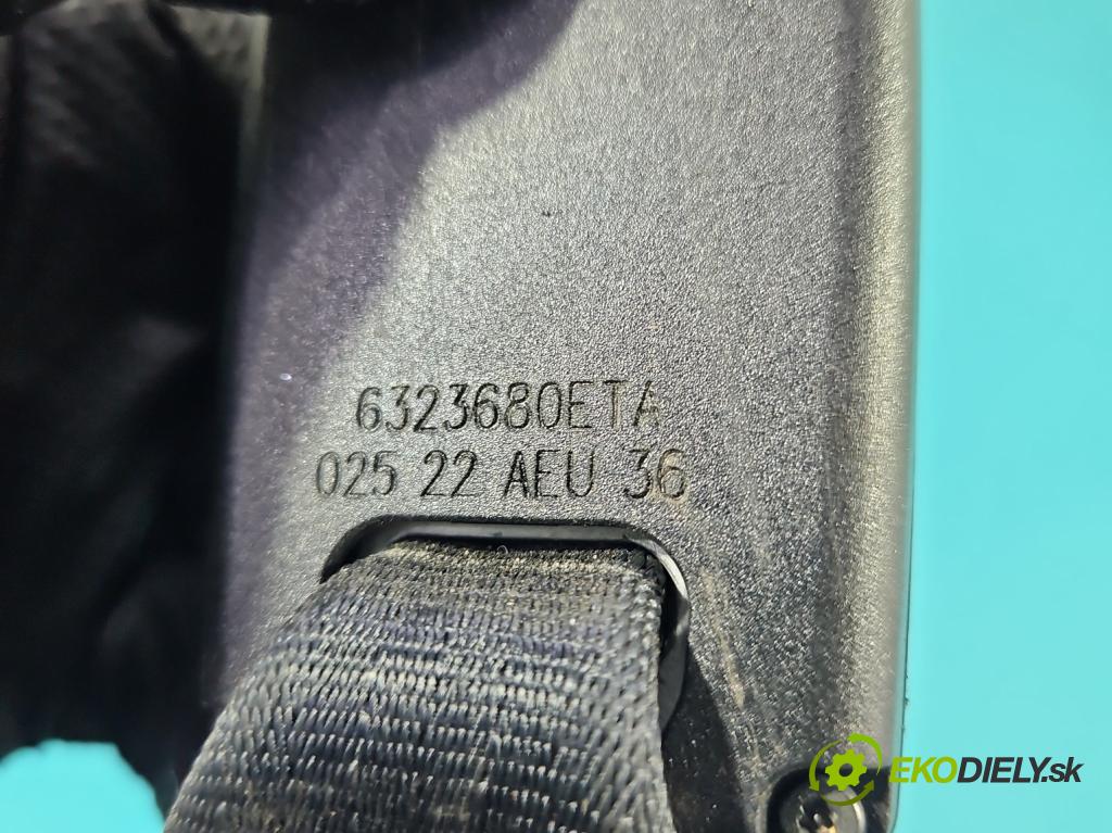 Citroen C3 III 2016-2024 1.2 12V 110 HP manual 81 kW 1199 cm3 5- pas bezpečnosť: zadné ľavý 6323680ETA