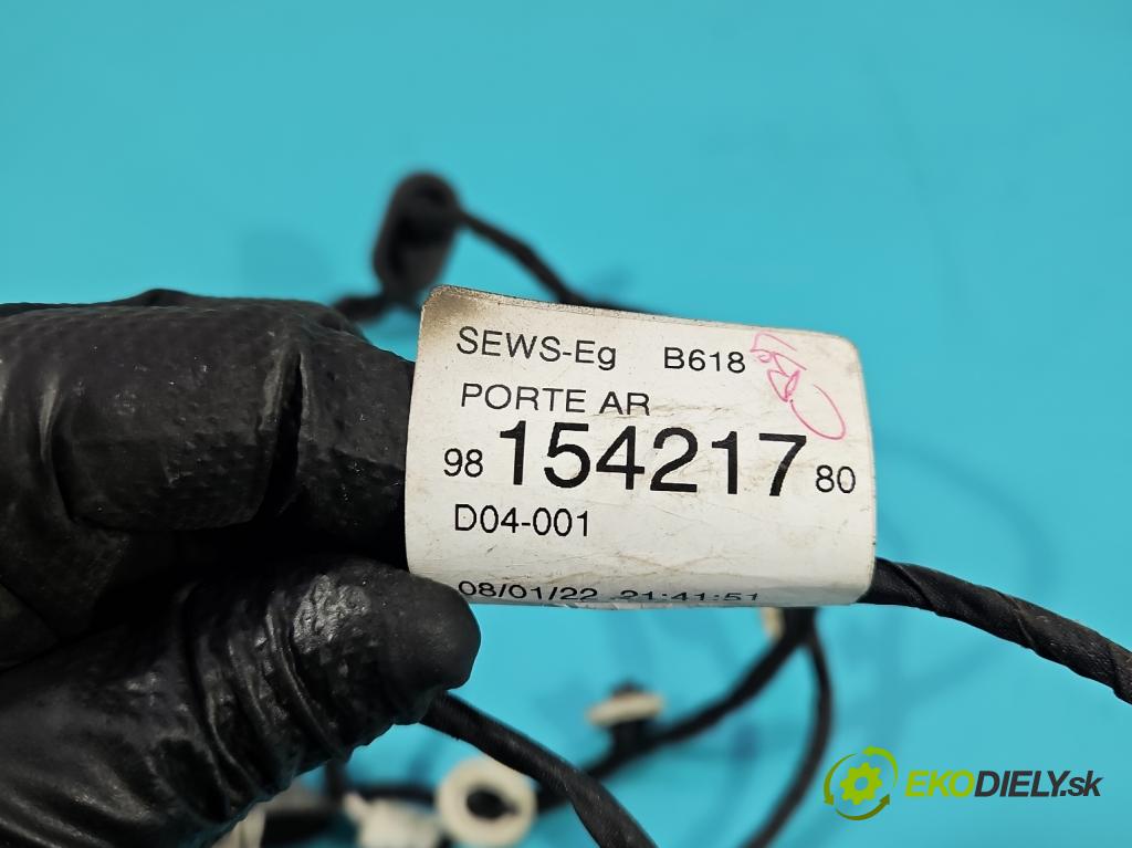 Citroen C3 III 2016-2024 1.2 12V 110 hp manual 81 kW 1199 cm3 5- Balíček: dveře zadní pravých 9815421780