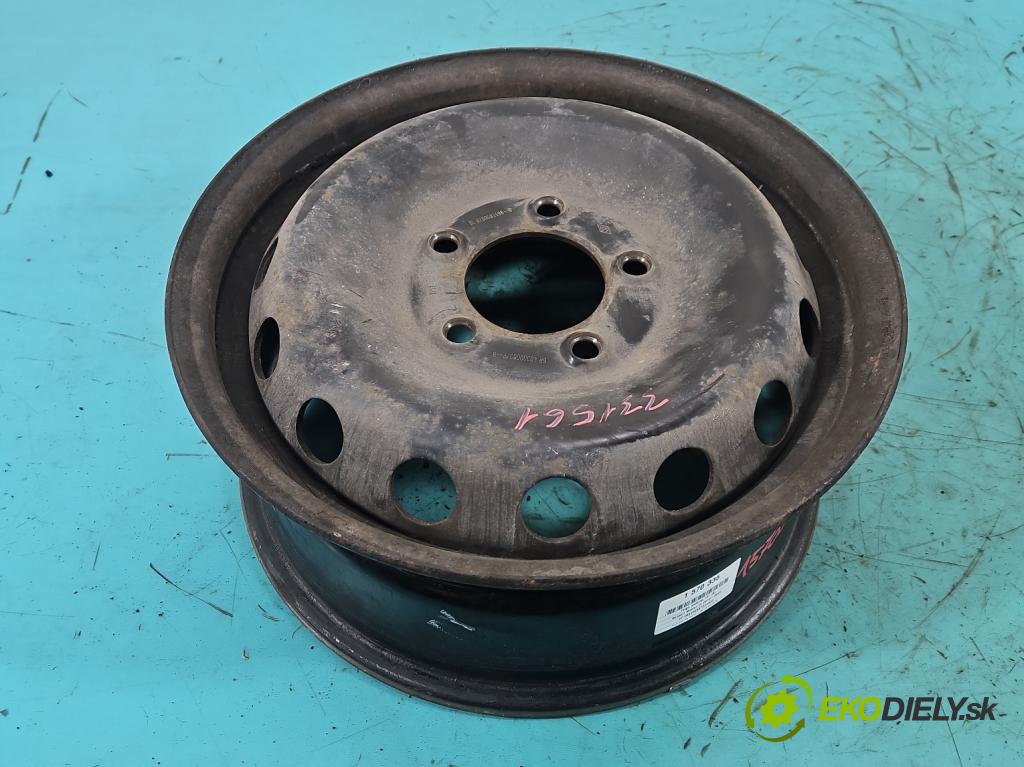 Renault Master III 2010-2024 2.3 dci 131 hp manual 96 kW 2299 cm3 5- Felga ocelový 16