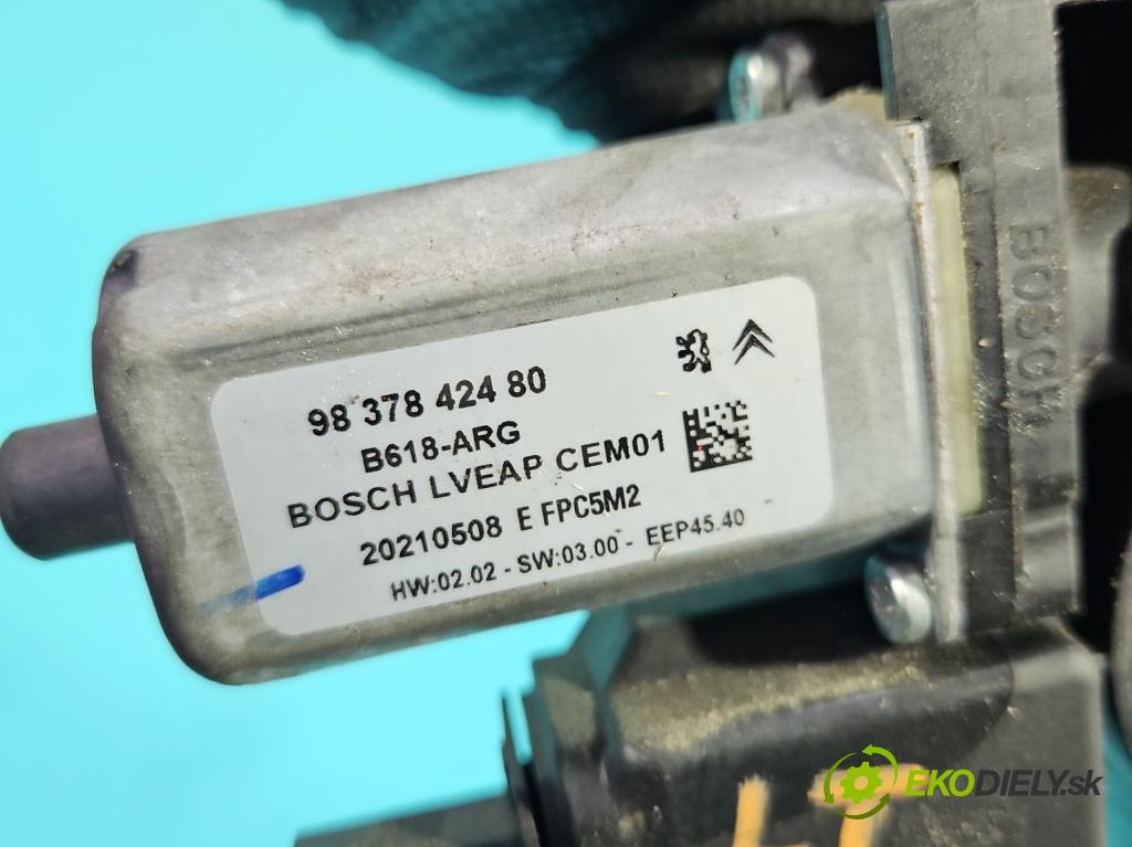 Citroen C3 III 2016-2024 1.2 12V 110 HP manual 81 kW 1199 cm3 5- mechanizmus okna zadné ľavý 0130824425