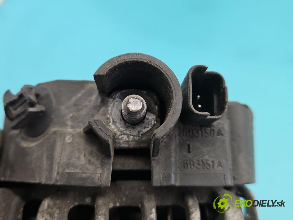 Peugeot 206 1.1 8V 60 HP manual 44.1 kW 1124 cm3 3- Alternator 9656956080 (Alternátor)