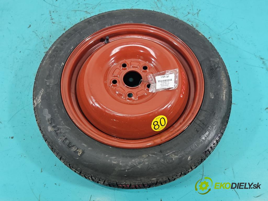 Suzuki SX4 I 2006-2014 1.6 16V M16A 107 HP manual 79 kW 1586 cm3 5- koleso rezervne 16