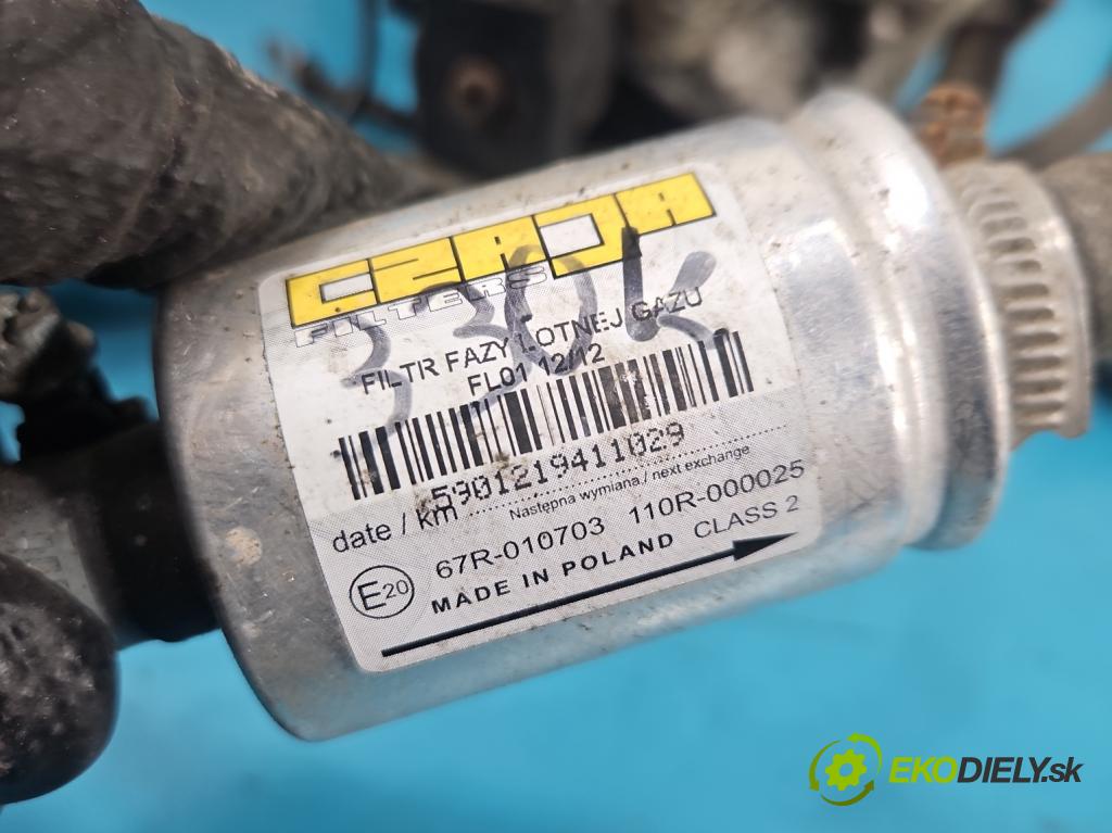 Fiat Stilo 1.6 16V 103 HP manual 76 kW 1596 cm3 5- inštalácia LPG