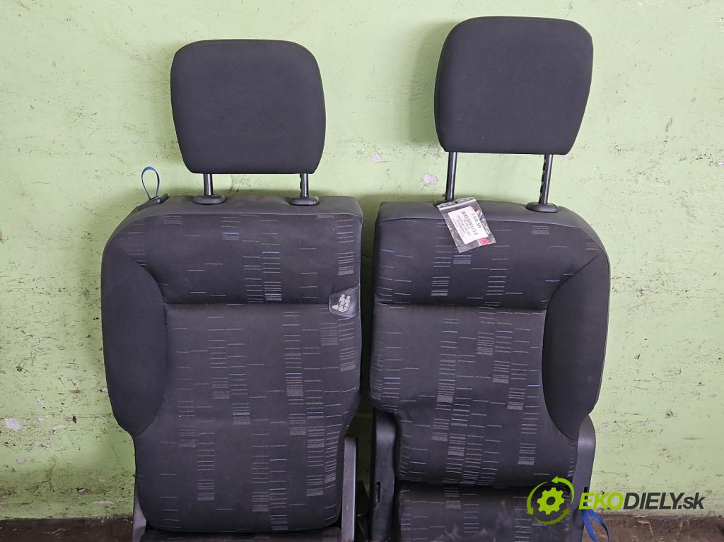 Citroen Berlingo II 2008-2018 1.6 hdi 90 HP manual 66 kW 1560 cm3 5- Sedačka pravý  (Sedadlo)