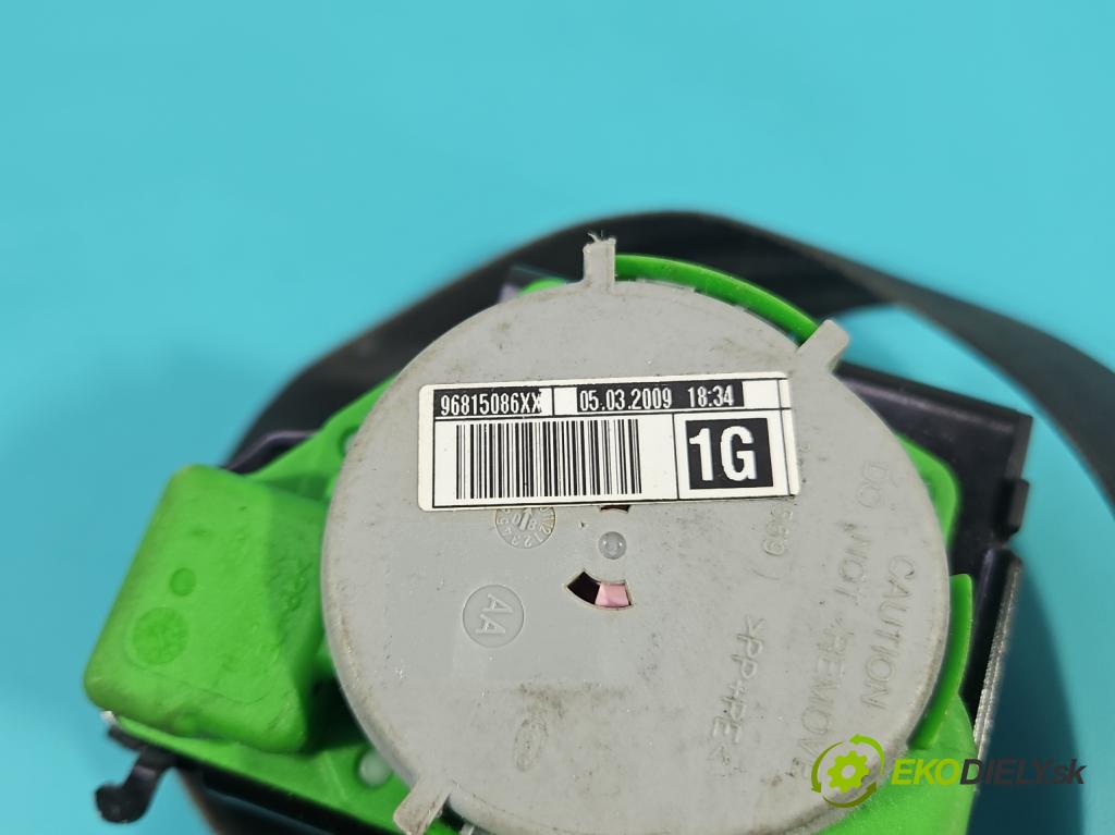 Citroen Berlingo II 2008-2018 1.6 hdi 90 HP manual 66 kW 1560 cm3 5- pas bezpečnosť: predné ľavý 96815086XX