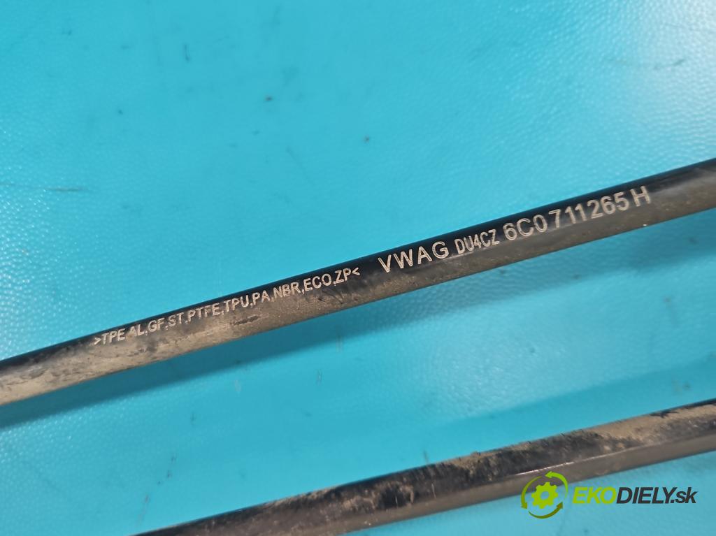 Skoda Fabia III 2014- 2021 1.0 MPI 60 hp manual 44 kW 999 cm3 5- kulisa změny stupňová 6C0711049B (Řadicí páka (kulisa) )