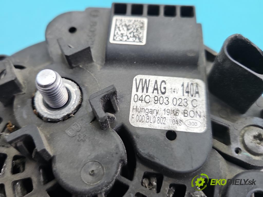 Skoda Fabia III 2014- 2021 1.0 MPI 60 HP manual 44 kW 999 cm3 5- Alternator 04C903023C (Alternátor)