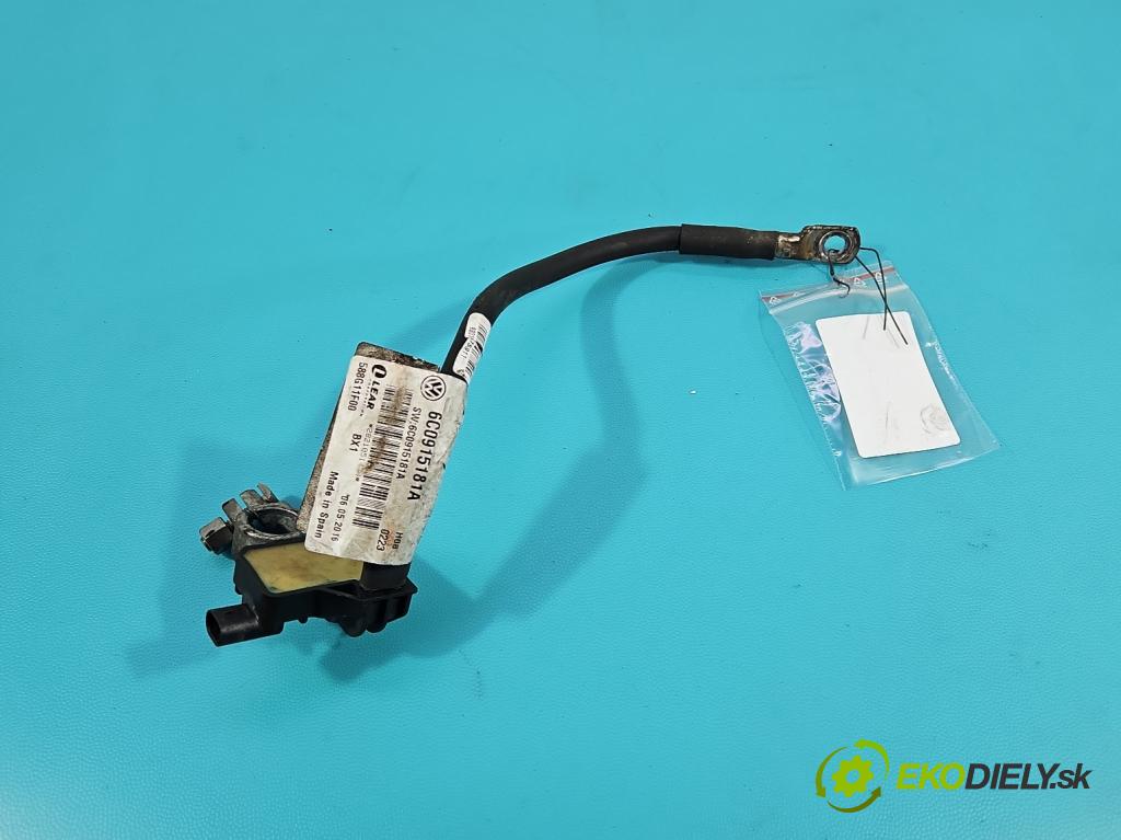 Skoda Fabia III 2014- 2021 1.0 MPI 60 HP manual 44 kW 999 cm3 5- kontakt mínus: 6C0915181A