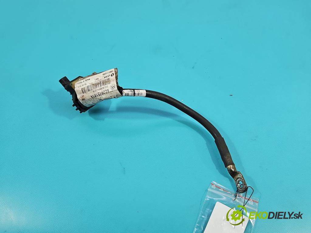 Skoda Fabia III 2014- 2021 1.0 MPI 60 HP manual 44 kW 999 cm3 5- kontakt mínus: 6C0915181A