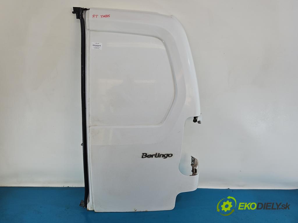 Citroen Berlingo II 2008-2018 1.6 hdi 90 HP manual 66 kW 1560 cm3 5- dvere zadné pravé  (Kľučka dverí ostatné)