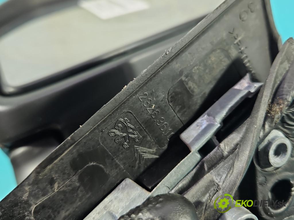 Citroen Berlingo II 2008-2018 1.6 hdi 90 HP manual 66 kW 1560 cm3 5- zrkadlo ľavé 23263610 (Kľučka dverí ostatné)