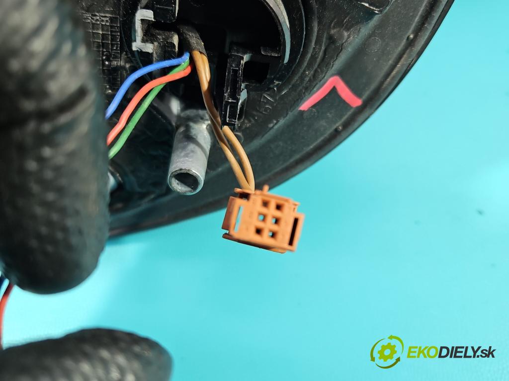 Citroen Berlingo II 2008-2018 1.6 hdi 90 HP manual 66 kW 1560 cm3 5- zrkadlo ľavé 23263610 (Kľučka dverí ostatné)