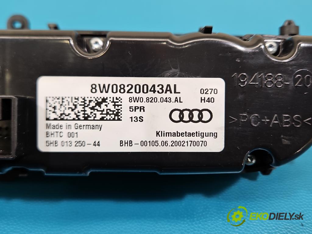 Audi A4 B9 2015-2024 2.0 TDI 190 HP automatic 140 kW 1968 cm3 5- panel kúrenia 8W0820043AL