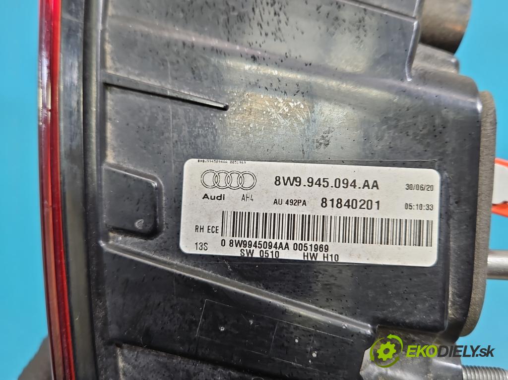 Audi A4 B9 2015-2024 2.0 TDI 190 HP automatic 140 kW 1968 cm3 5- svetlo / reflektor zadné pravé 8W9945094AA (Kľučka dverí ostatné)