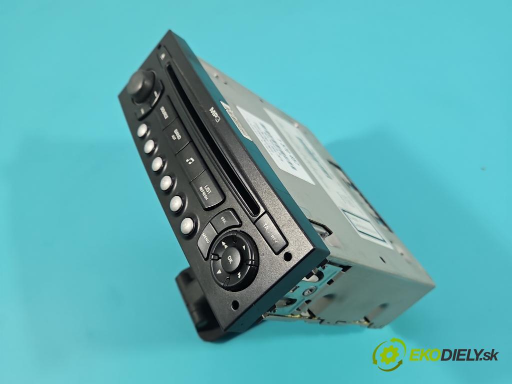 Citroen Berlingo II 2008-2018 1.6 hdi 90 HP manual 66 kW 1560 cm3 5- Radio originál 966639377701