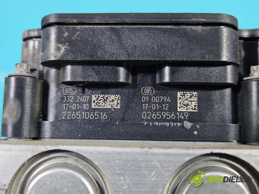 Renault Master III 2010-2024 2.3 dci 131 HP manual 96 kW 2299 cm3 5- čerpadlo abs 0265956149 (Pumpa ABS)