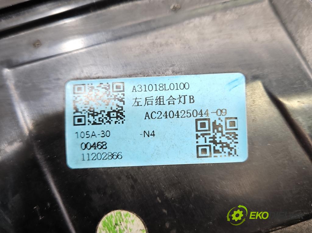 MG MG3  24- 1.5 16V 102 HP automatic 75 kW 1498 cm3 5- svetlo / reflektor zadné ľavé AC240425044-09 (Kľučka dverí ostatné)