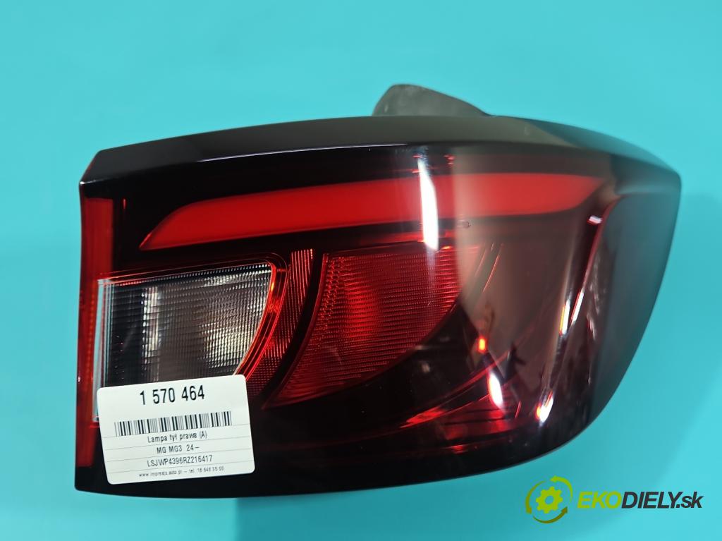 MG MG3  24- 1.5 16V 102 HP automatic 75 kW 1498 cm3 5- svetlo / reflektor zadné pravé 11202864 (Kľučka dverí ostatné)