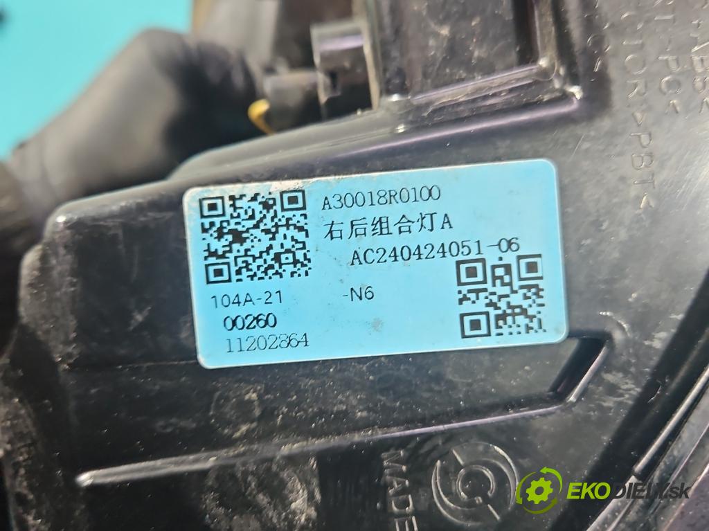 MG MG3  24- 1.5 16V 102 HP automatic 75 kW 1498 cm3 5- svetlo / reflektor zadné pravé 11202864 (Kľučka dverí ostatné)