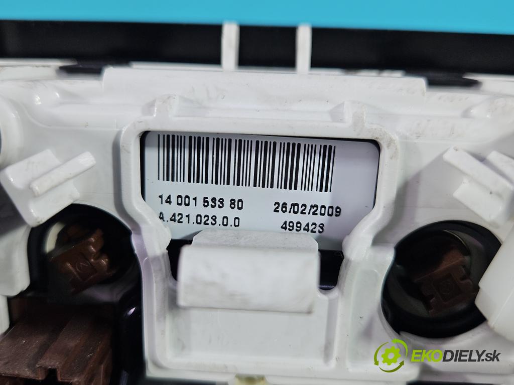 Citroen Berlingo II 2008-2018 1.6 hdi 90 hp manual 66 kW 1560 cm3 5- palubní deska panel topení A42102300