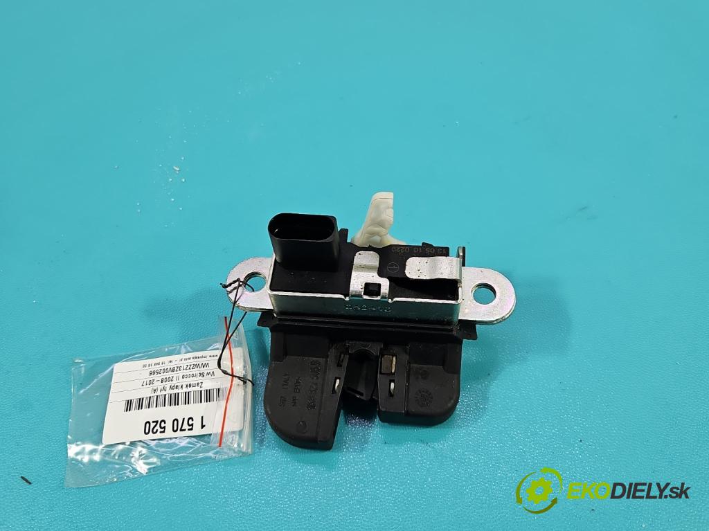 Vw Scirocco II 2008-2017 1.4 TSI 160 HP manual 118 kW 1390 cm3 3- zámok kufrové dvere zadné 1K8827505B