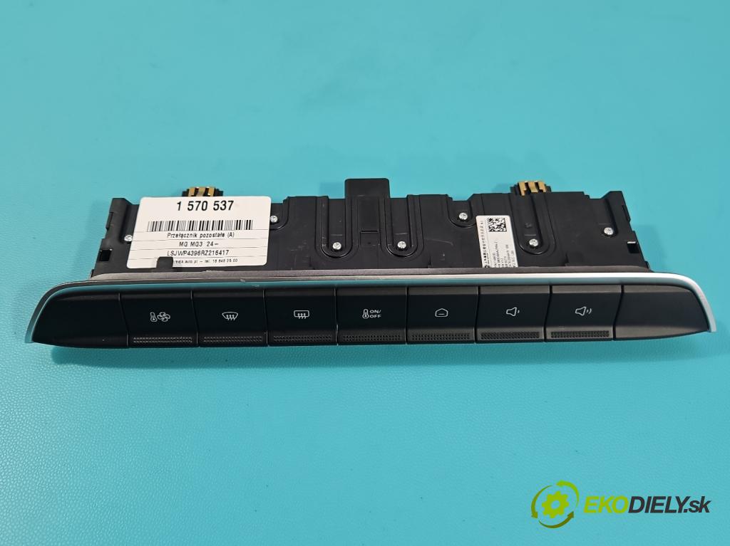 MG MG3 24- 1.5 16V 102 HP automatic 75 kW 1498 cm3 5- prepínač ostatné 11496132