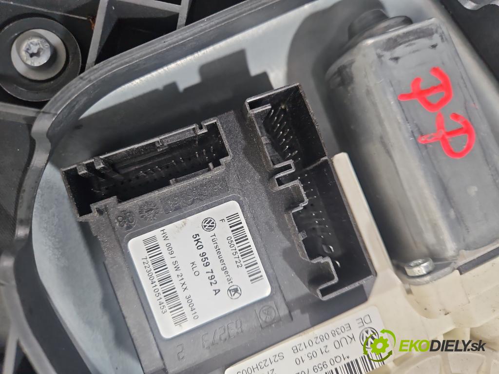 Vw Scirocco II 2008-2017 1.4 TSI 160 HP manual 118 kW 1390 cm3 3- mechanizmus okna predné pravý 1Q0959702H