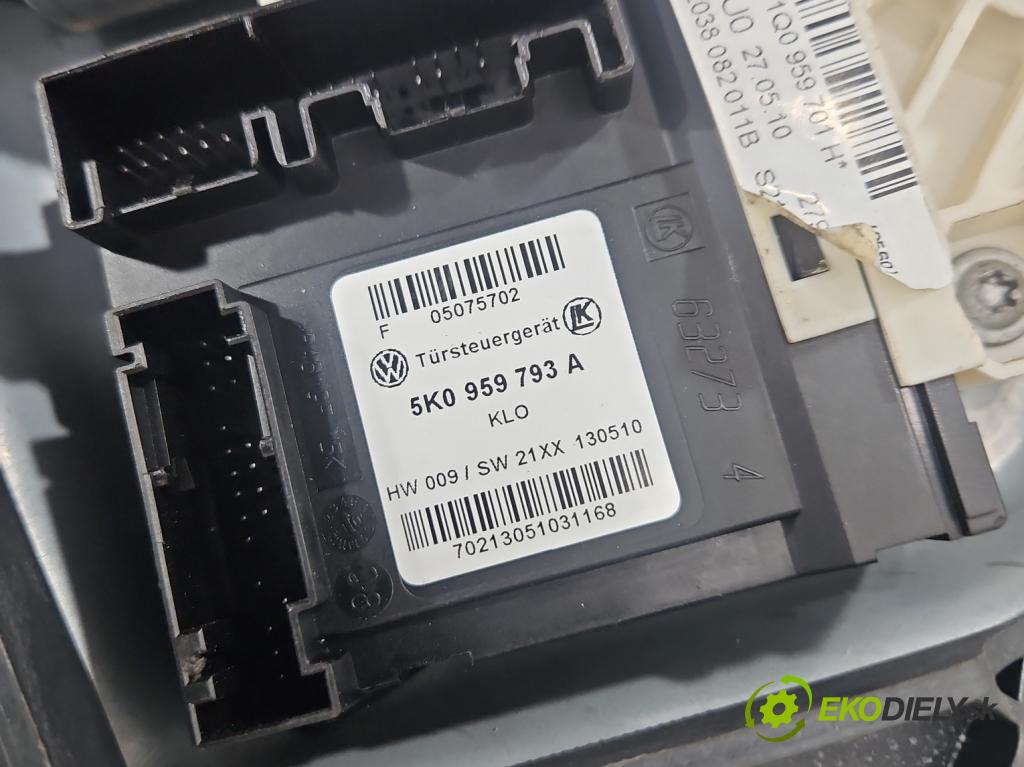 Vw Scirocco II 2008-2017 1.4 TSI 160 HP manual 118 kW 1390 cm3 3- mechanizmus okna predné ľavý 1Q0959701H