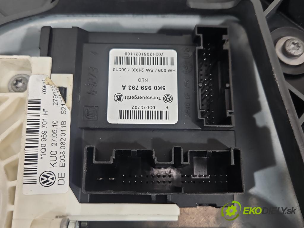 Vw Scirocco II 2008-2017 1.4 TSI 160 HP manual 118 kW 1390 cm3 3- mechanizmus okna predné ľavý 1Q0959701H