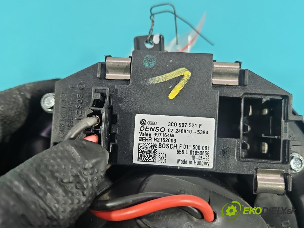 Vw Scirocco II 2008-2017 1.4 TSI 160 hp manual 118 kW 1390 cm3 3- ventilátor vzduchu 3C0907521F