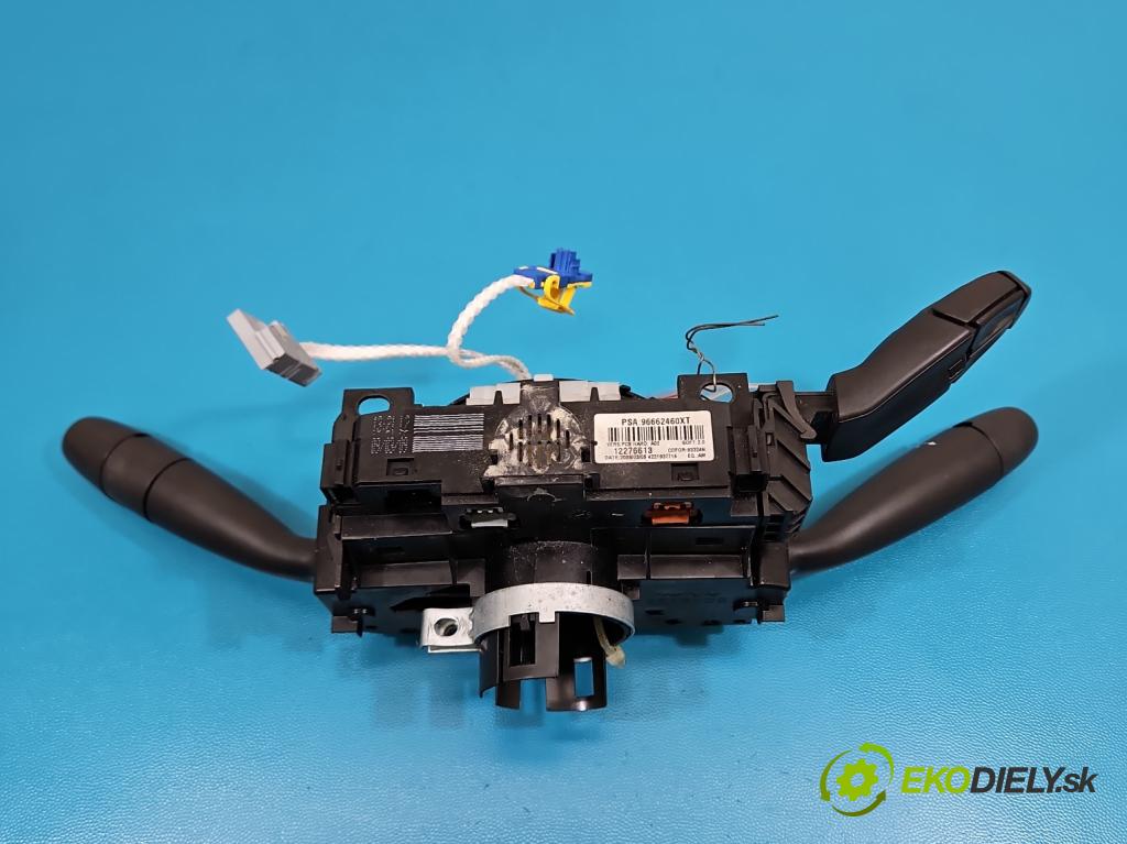 Citroen Berlingo II 2008-2018 1.6 hdi 90 hp manual 66 kW 1560 cm3 5- Přepínač sdružený 96662460XT (Páčky pod volantem)