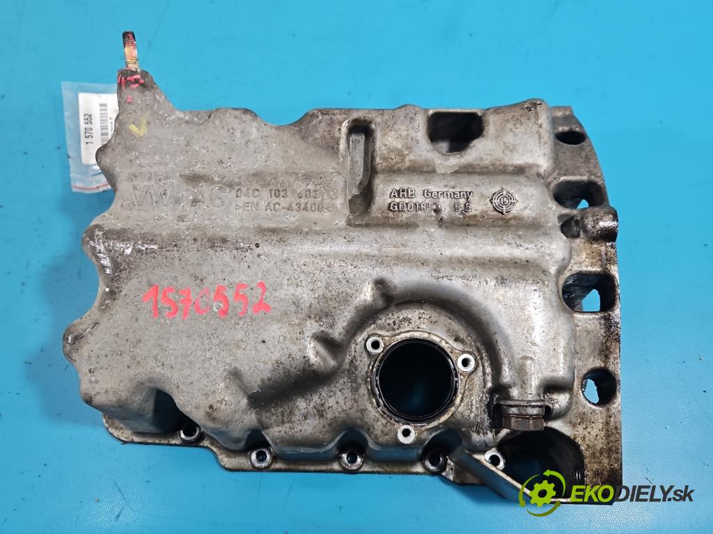 Skoda Fabia III 2014- 2021 1.0 MPI 60 HP manual 44 kW 999 cm3 5- vaňa olejová 04C103603C (Olejová vaňa)