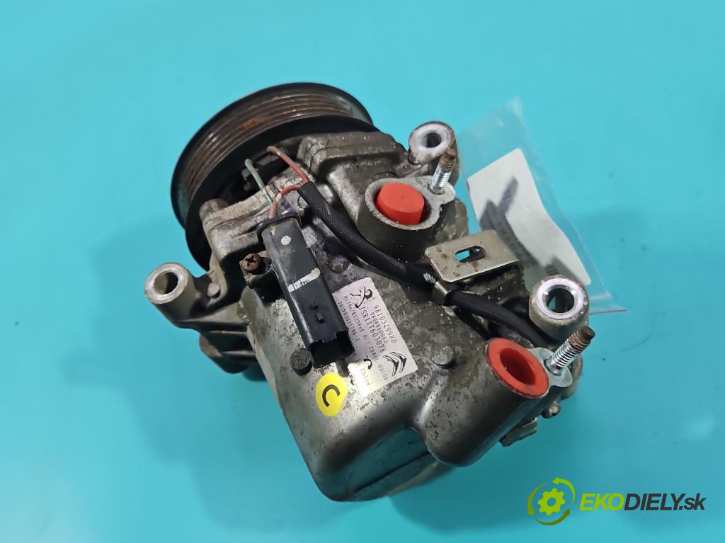Citroen C3 III 2016-2024 1.2 12V 83 HP manual 61 kW 1199 cm3 5- Kompresor: klimatizácie 9810349980 (Kompresor klimatizácie)