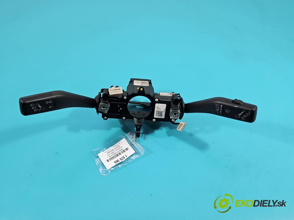 Vw Scirocco II 2008-2017 1.4 TSI 160 HP manual 118 kW 1390 cm3 3- prepínač komplex: 5K0953521BM (Prepínacie páčky pod volantom)