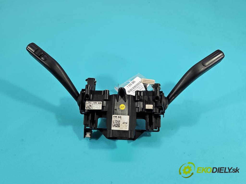 Vw Scirocco II 2008-2017 1.4 TSI 160 HP manual 118 kW 1390 cm3 3- prepínač komplex: 5K0953521BM (Prepínacie páčky pod volantom)