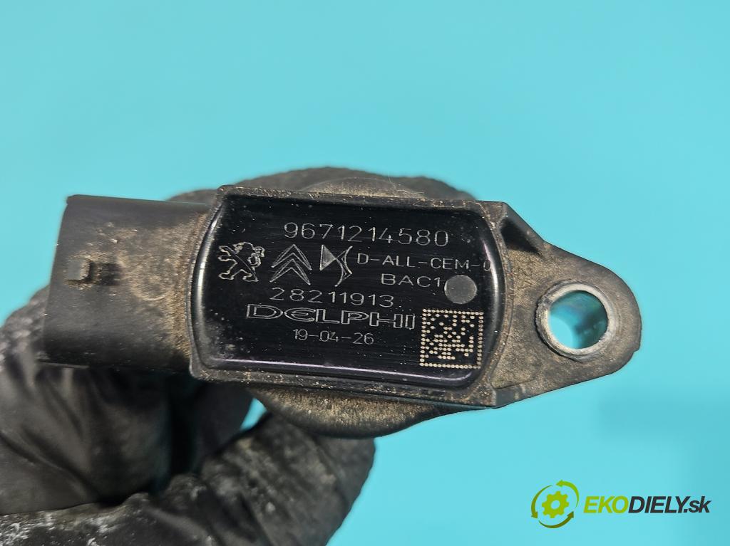 Citroen C3 III 2016-2024 1.2 12V 83 hp manual 61 kW 1199 cm3 5- cívka zapalovací 9671214580 (Zážehová cívka)