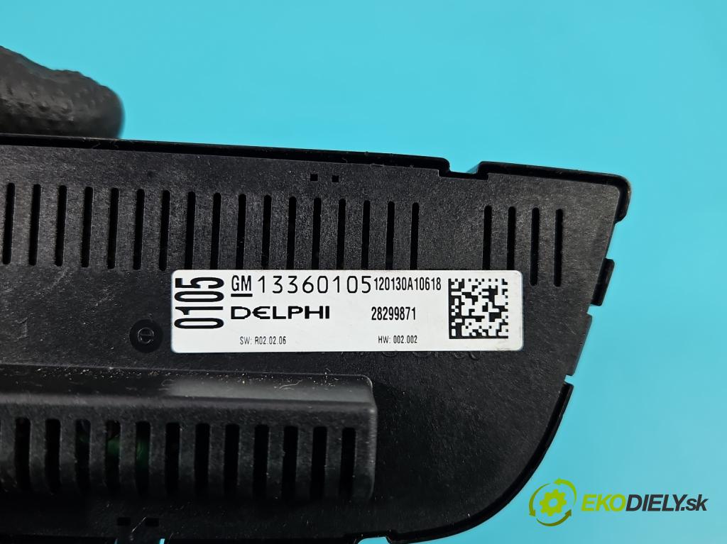 Opel Astra IV 2009-2015 1.7 cdti 125 hp manual 92 kW 1686 cm3 5- palubní deska panel topení 13360105