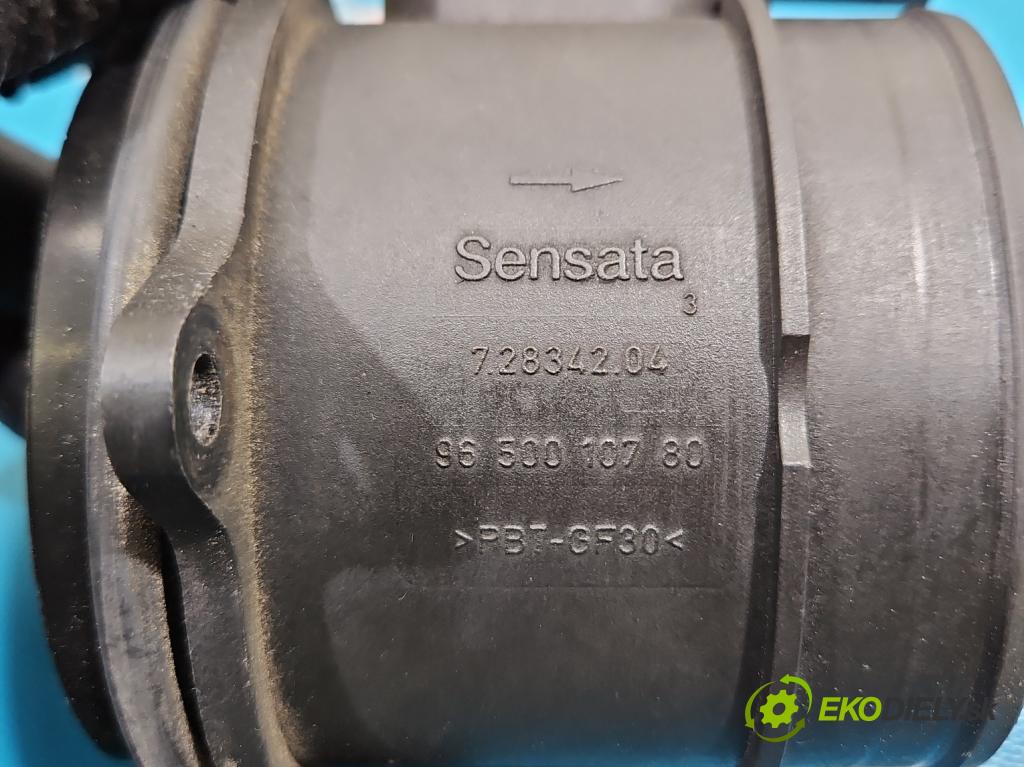 Citroen Berlingo II 2008-2018 1.6 hdi 90 HP manual 66 kW 1560 cm3 5- průtokoměr: 9650010780 (Váha vzduchu)