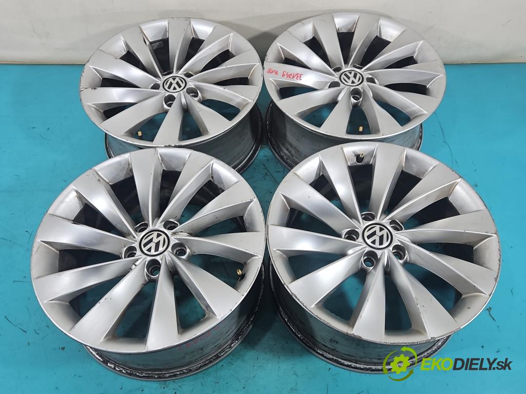 Vw Scirocco II 2008-2017 1.4 TSI 160 HP manual 118 kW 1390 cm3 3- Disk hliník 18" komplet 3C8601025D