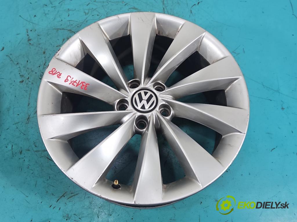Vw Scirocco II 2008-2017 1.4 TSI 160 HP manual 118 kW 1390 cm3 3- Disk hliník 18" komplet 3C8601025D