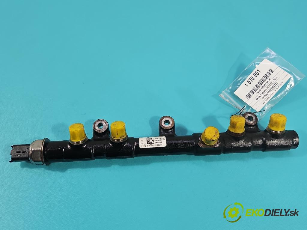 Renault Master III 2010-2024 2.3 dci 131 hp manual 96 kW 2299 cm3 5- lišta vstřikovací H8201257368 (Vstřikovací lišta)