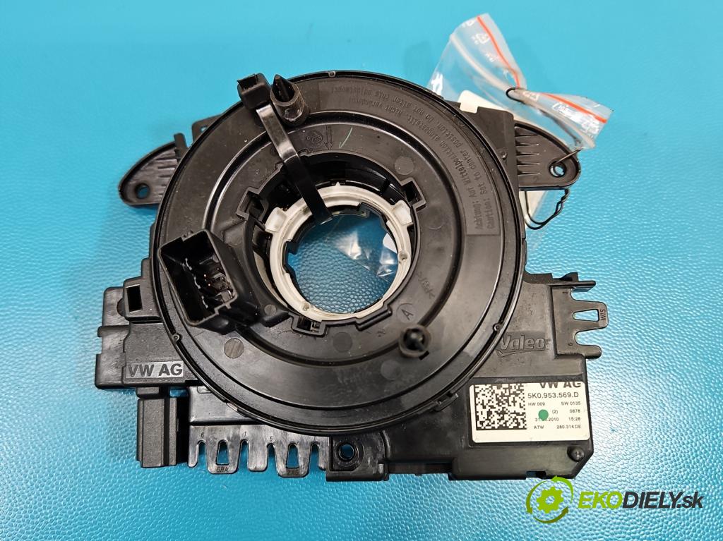 Vw Scirocco II 2008-2017 1.4 TSI 160 hp manual 118 kW 1390 cm3 3- Páska: airbag 5K0953569D (Airbag)